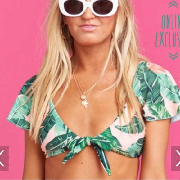 Show Me Your MuMu Other - Show me your mumu Dominica Flutter Sleeve swim top